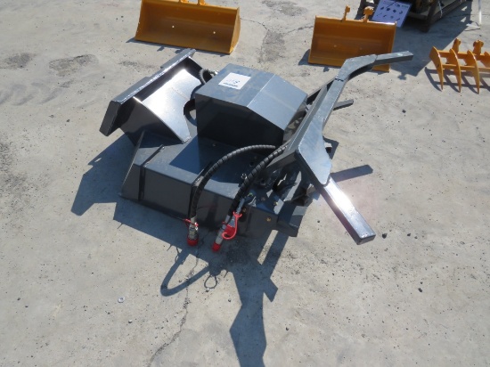 Mini skid steer disc mulcher, cut diameter 33"