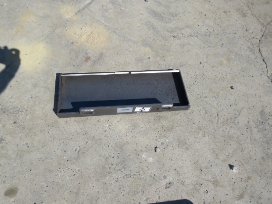 Mini skid steer quick attach plate