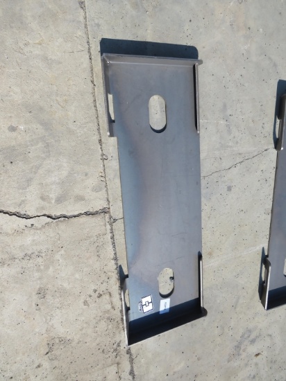skid steer quick attach plate