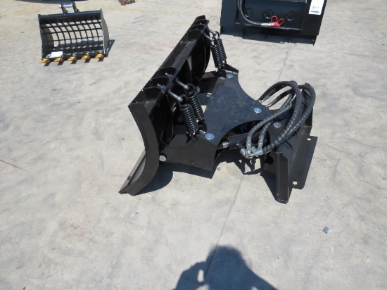 Snow pusher 39 1/2 " for mini skid steer