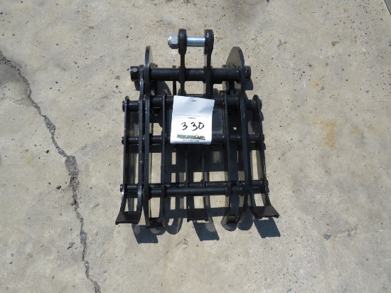 Mini excavator grapple