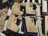 (8) John Deere Suitcase Weights