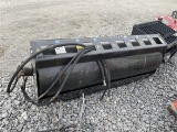 Mower King Skid Loader attach Roller Compactor