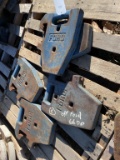 (5) Ford Suitcase Weights