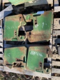 (8) John Deere Suitcase Weights