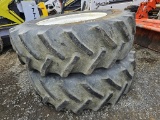 (2) Goodyear 20.8R42 Tires on 10 lug Rims