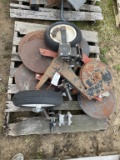 Skid Of Assorted Parts and wheel