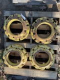 (4) John Deere Wheel Weights