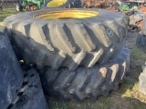 Firestone 520/85R38 Tires on Rims
