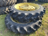 Firestone 13.6-46 Tires On Rims