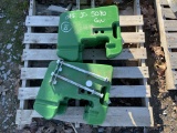 (8) John Deere Suitcase Weights