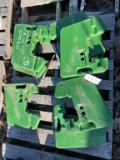 (8) John Deere Suitcase Weights