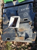 (12) Case Suitcase Weights
