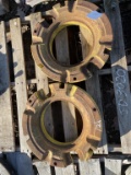 (2) John Deer Wheel Weights