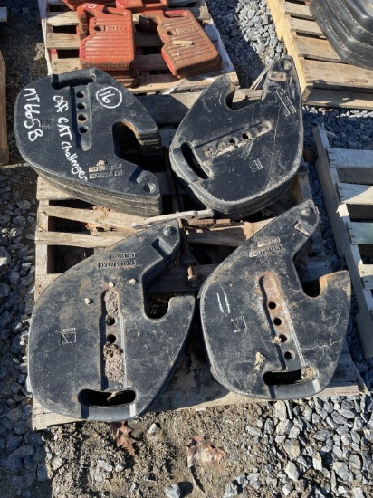 (16) Agco 100lb Suitcase Weights