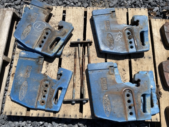 (7) Ford Suitcase Weights off Ford 8630