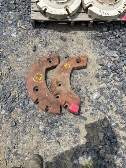 (2) Half Wheel Weights