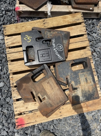 (6) IH Suitcase Weights