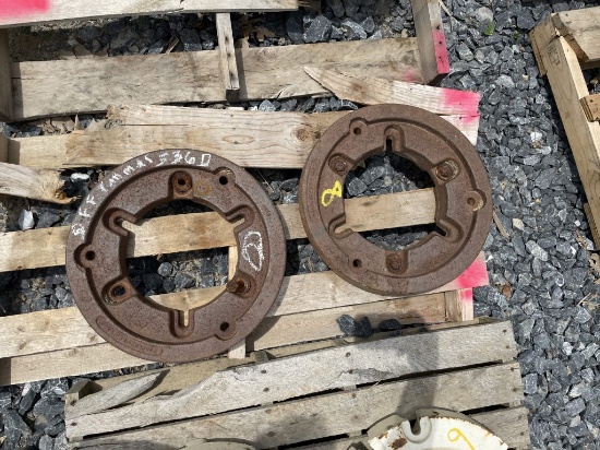 (2) Wheel Weights off Farmall