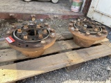 (2) Wheel Hubs off Case IH 7140