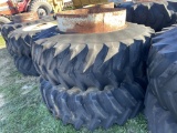 (2) Firestone Tires on open rims