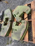 (10) John Deere Suitcase weights off JD 7130