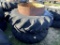 (2) Goodyear 18.4-38 Tires on Open rims