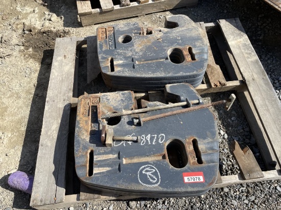(8) 40Kg Suitcase weights off NH 8970