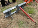 New - Single Bale Spear - GRAY