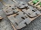 (8) New holland suitcase weights off T6070