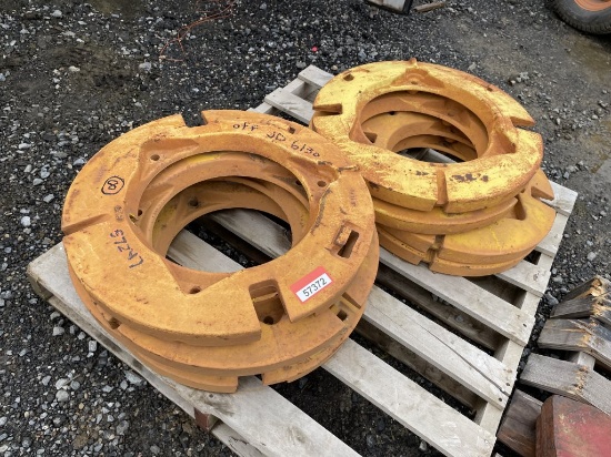 (8) wheel Weights off JD 6130