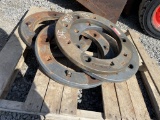 (4) 39Kg Wheel Weights off NH 8970 Tractor
