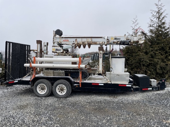 Altec DB37 Track Auger / bucket on Trailer