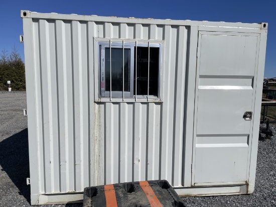 Shed with fencing included inside