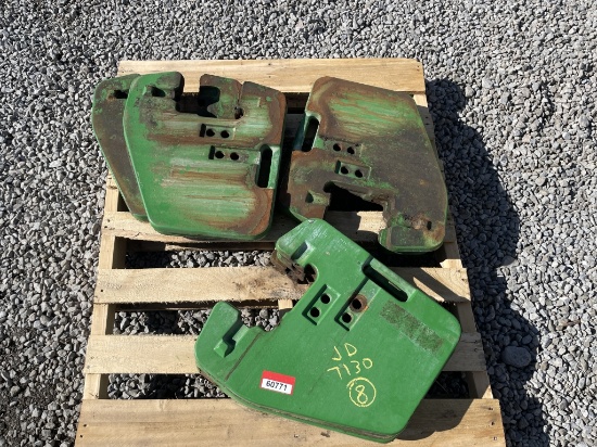 (8) John Deere RR127764 Suitcase weights