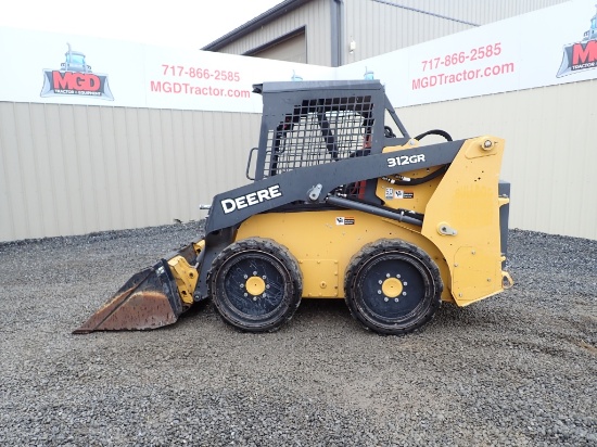 John Deere 312GR Wheel Skid Loader