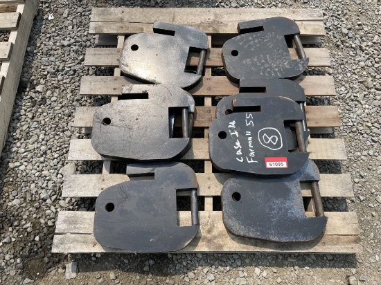 (8) Suitcase Weights off Case IH Farmall 55