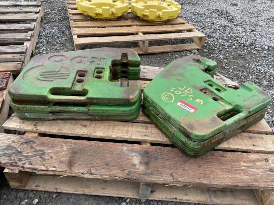 (6) Suitcase Weights off JD 5075M