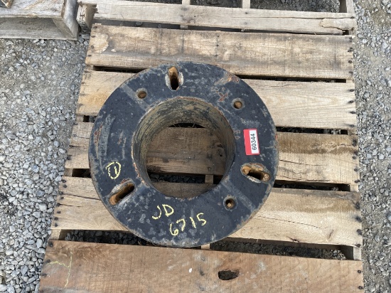 Wheel Weight off John Deere 6715