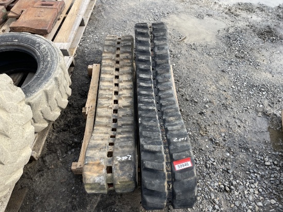 (2) B230x72 Rubber Tracks