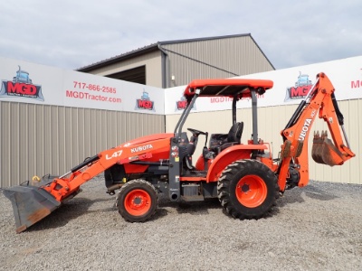 Kubota L47 Loader Backhoe