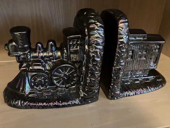 Train Book Ends