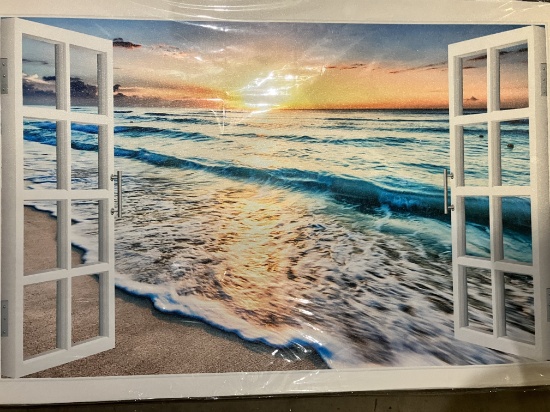 New!! Beautiful Beach Canvas Picture