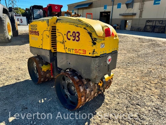 2018 Wacker Neuson RTSC3 Trench Roller W/ Remote