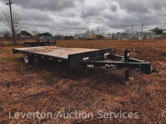 2018 Big Tex 140a 20ft Flatbed Trailer
