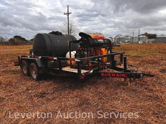 Landa Pressure Washer W/ 2018 14ft Ranch King Utility Trailer