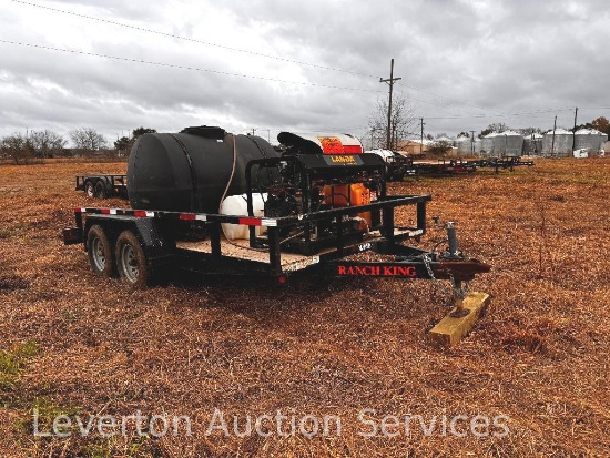 Landa Pressure Washer W/ 2019 14ft Ranch King Utility Trailer