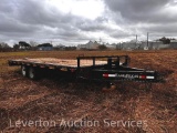2015 East Texas Trailers 20ft Flatbed Trailer
