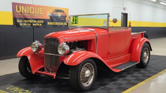 1931 Ford Model A Roadster Pickup - All Steel Body