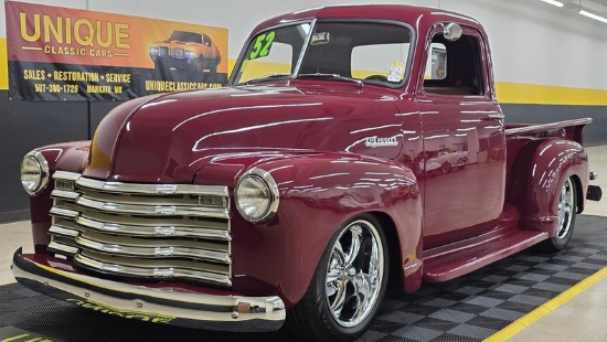 1952 Chevrolet 3100 Street Rod Pickup - Nicely Equipped